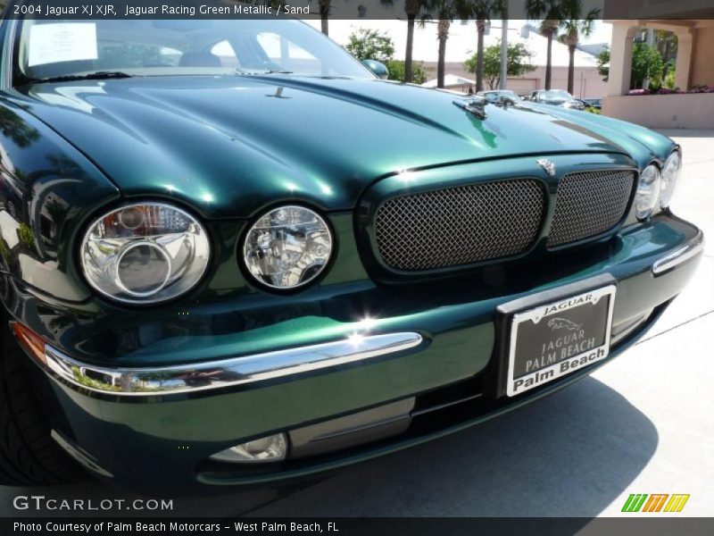 Jaguar Racing Green Metallic / Sand 2004 Jaguar XJ XJR