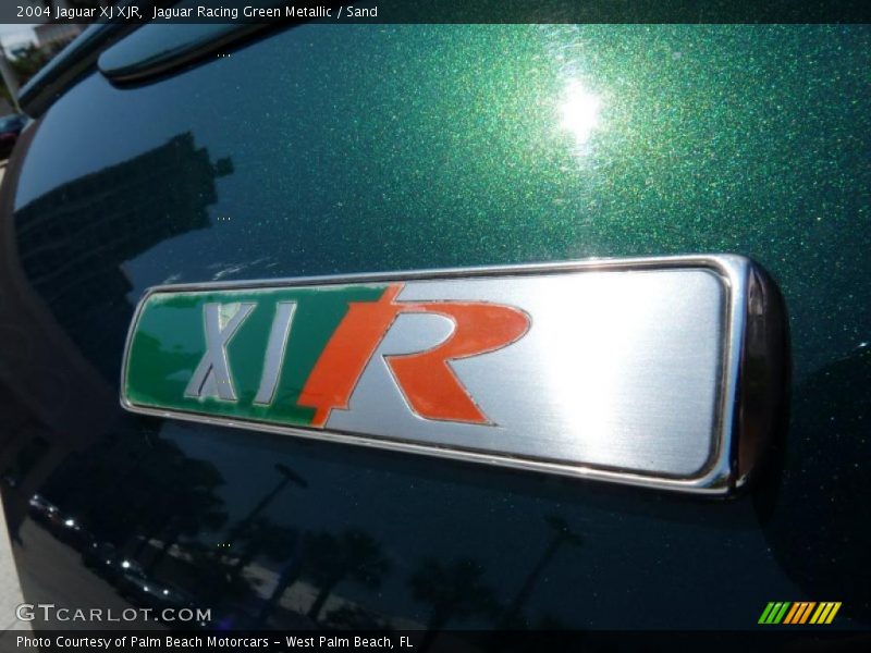Jaguar Racing Green Metallic / Sand 2004 Jaguar XJ XJR