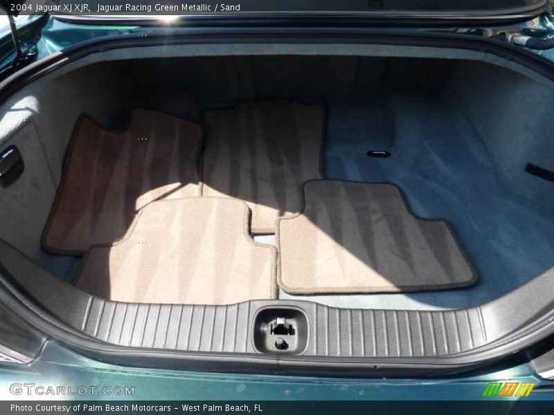 Jaguar Racing Green Metallic / Sand 2004 Jaguar XJ XJR