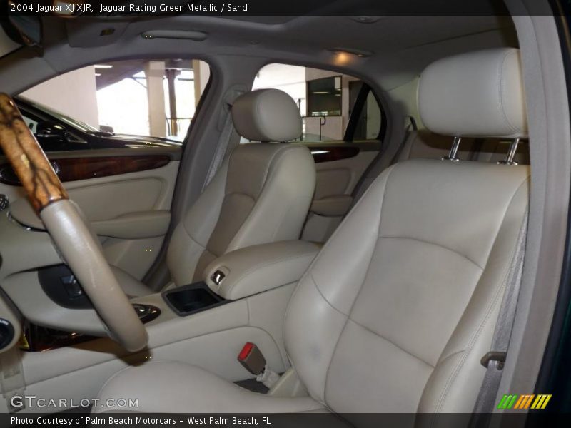 Jaguar Racing Green Metallic / Sand 2004 Jaguar XJ XJR