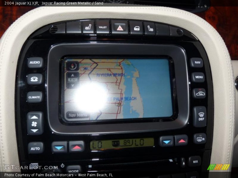 Jaguar Racing Green Metallic / Sand 2004 Jaguar XJ XJR