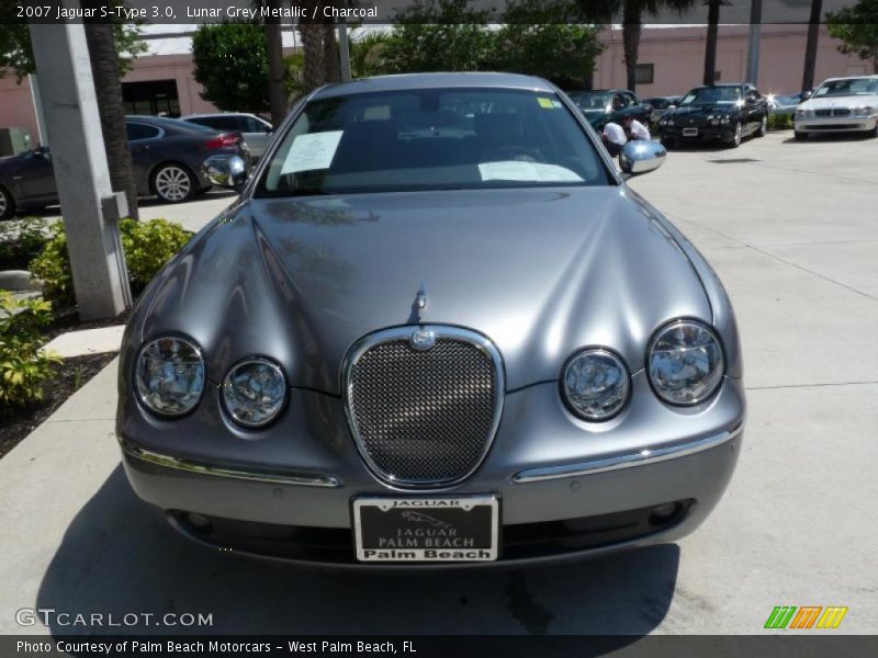Lunar Grey Metallic / Charcoal 2007 Jaguar S-Type 3.0