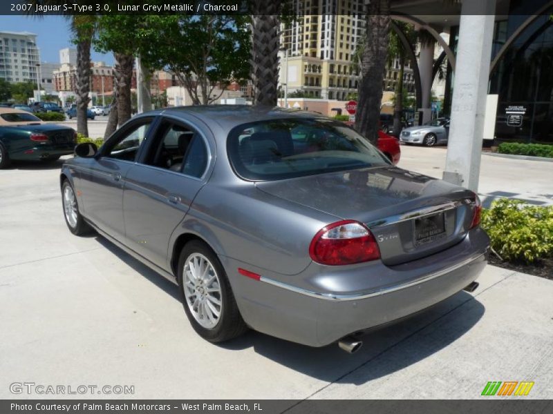 Lunar Grey Metallic / Charcoal 2007 Jaguar S-Type 3.0