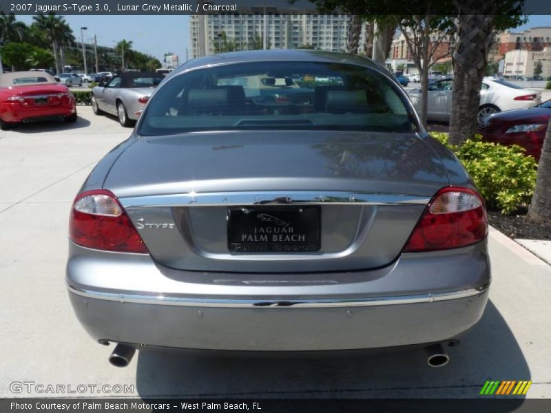 Lunar Grey Metallic / Charcoal 2007 Jaguar S-Type 3.0