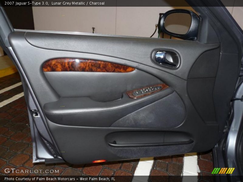 Lunar Grey Metallic / Charcoal 2007 Jaguar S-Type 3.0