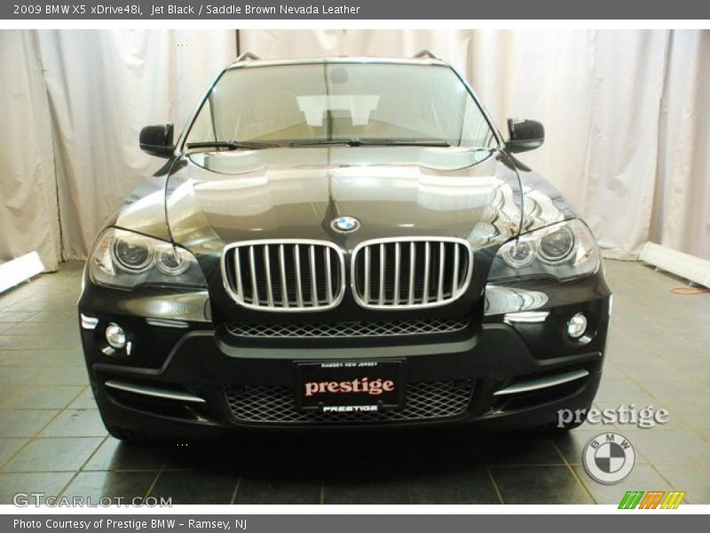 Jet Black / Saddle Brown Nevada Leather 2009 BMW X5 xDrive48i