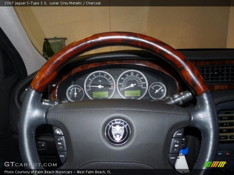 Lunar Grey Metallic / Charcoal 2007 Jaguar S-Type 3.0