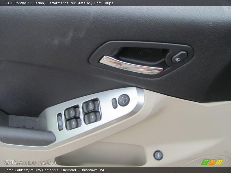 Performance Red Metallic / Light Taupe 2010 Pontiac G6 Sedan