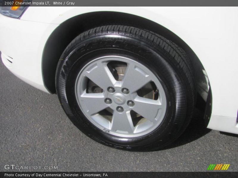 White / Gray 2007 Chevrolet Impala LT