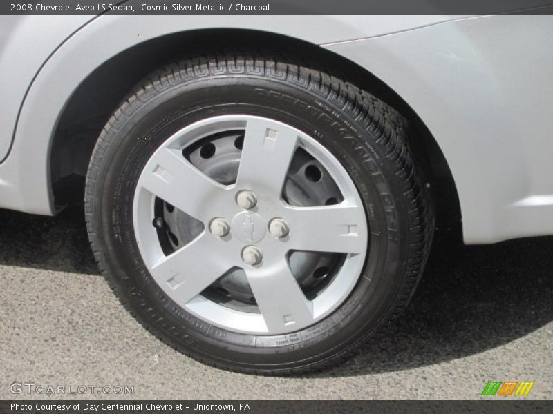 Cosmic Silver Metallic / Charcoal 2008 Chevrolet Aveo LS Sedan