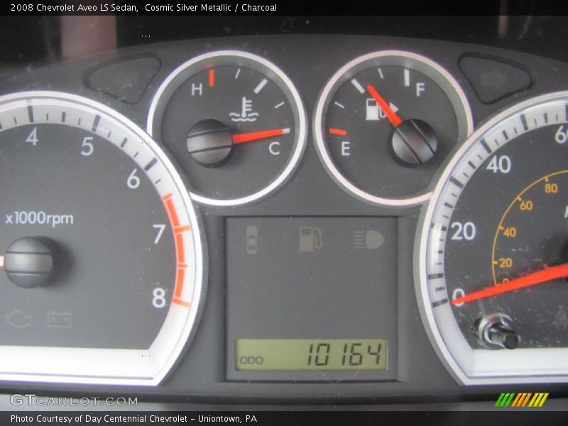 Cosmic Silver Metallic / Charcoal 2008 Chevrolet Aveo LS Sedan