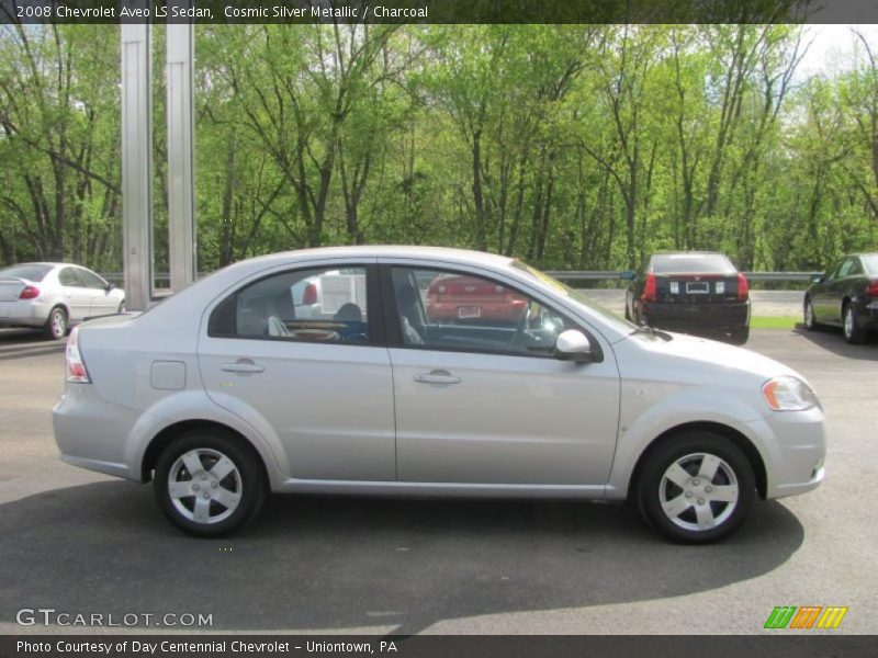 Cosmic Silver Metallic / Charcoal 2008 Chevrolet Aveo LS Sedan