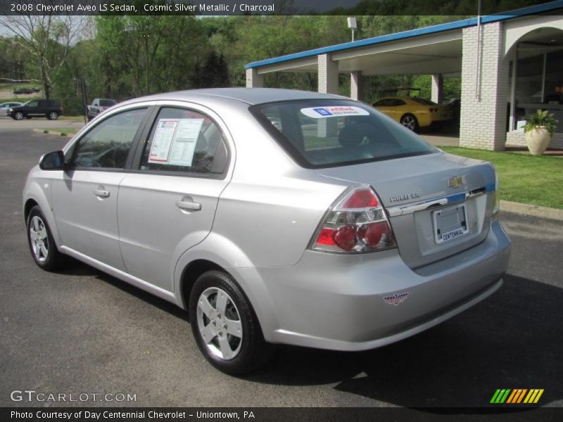 Cosmic Silver Metallic / Charcoal 2008 Chevrolet Aveo LS Sedan