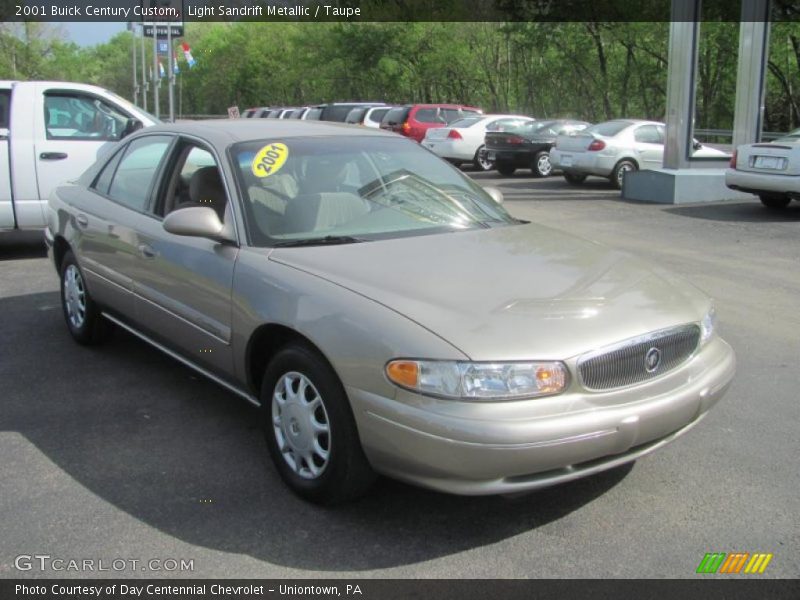 Light Sandrift Metallic / Taupe 2001 Buick Century Custom