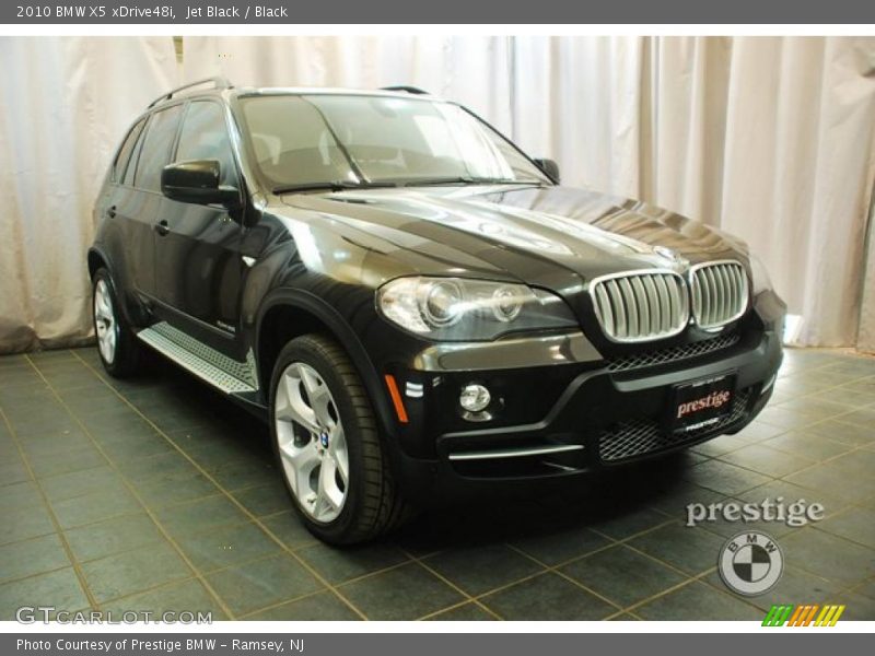 Jet Black / Black 2010 BMW X5 xDrive48i