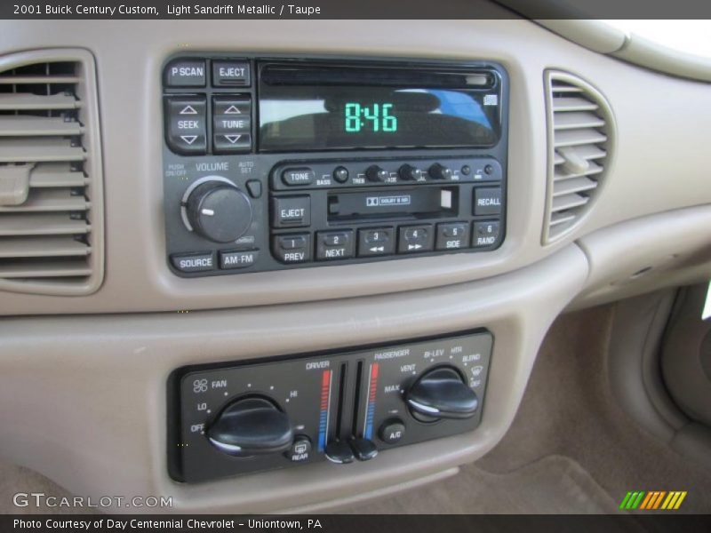 Light Sandrift Metallic / Taupe 2001 Buick Century Custom