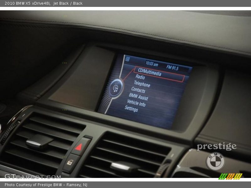 Jet Black / Black 2010 BMW X5 xDrive48i