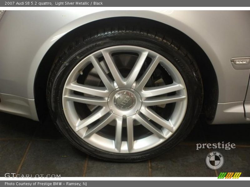 Light Silver Metallic / Black 2007 Audi S8 5.2 quattro