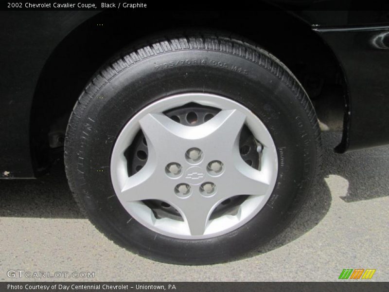 Black / Graphite 2002 Chevrolet Cavalier Coupe