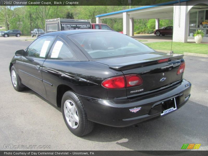 Black / Graphite 2002 Chevrolet Cavalier Coupe