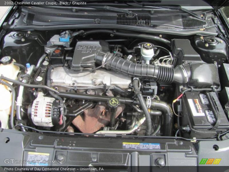 Black / Graphite 2002 Chevrolet Cavalier Coupe