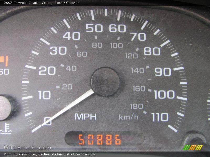 Black / Graphite 2002 Chevrolet Cavalier Coupe