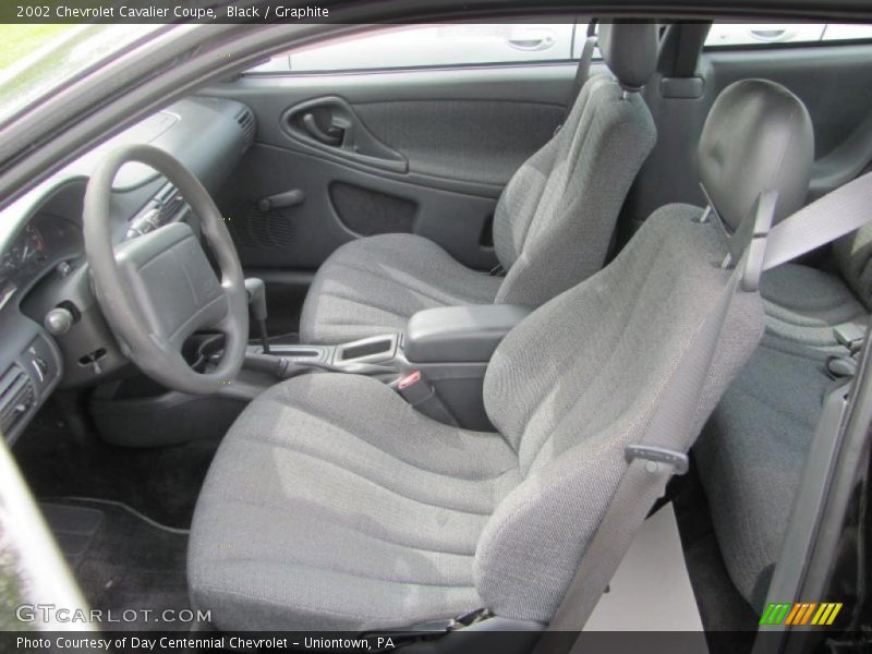 Black / Graphite 2002 Chevrolet Cavalier Coupe
