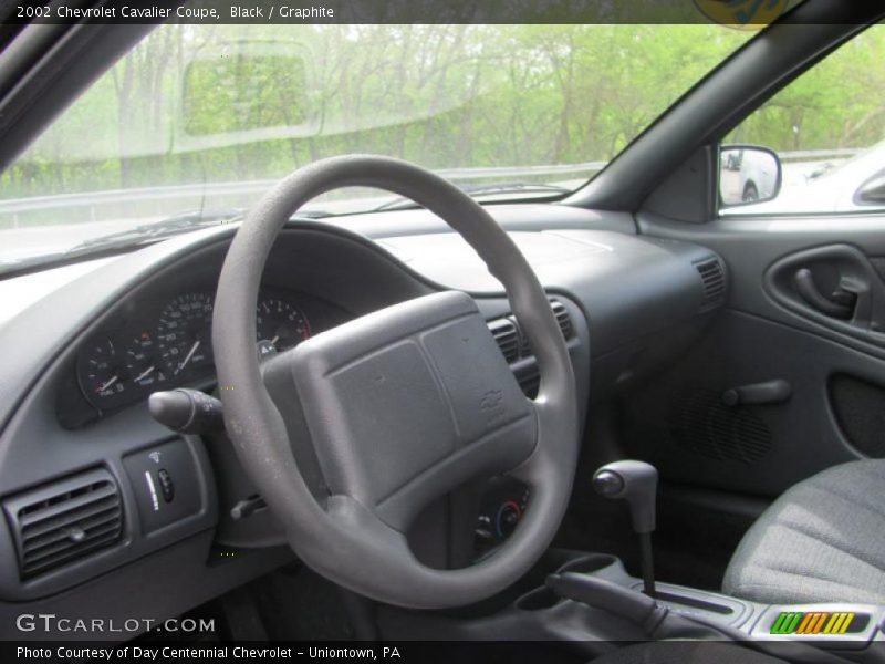 Black / Graphite 2002 Chevrolet Cavalier Coupe