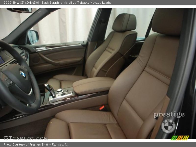 Black Sapphire Metallic / Tobacco Nevada Leather 2009 BMW X5 xDrive30i