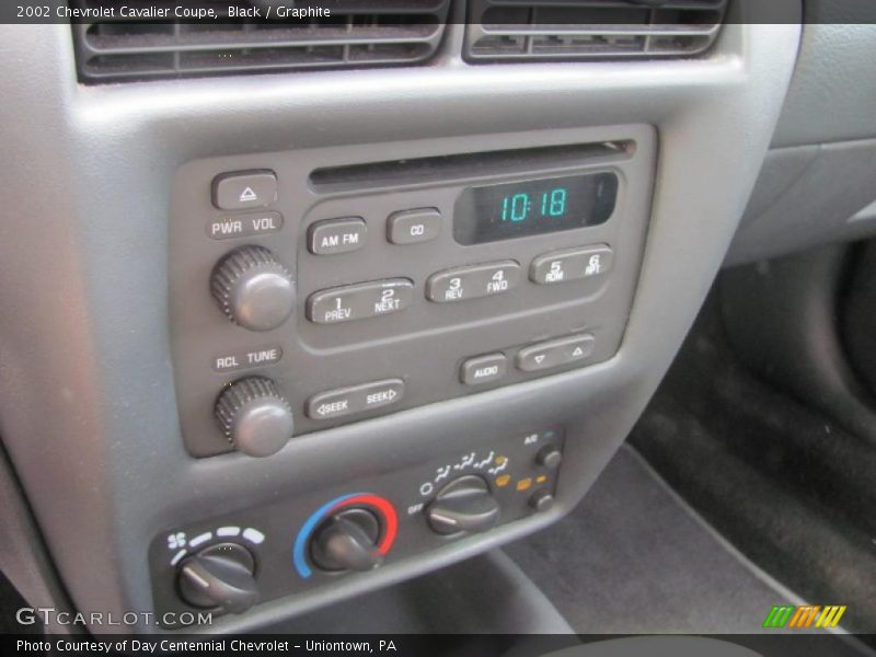 Black / Graphite 2002 Chevrolet Cavalier Coupe