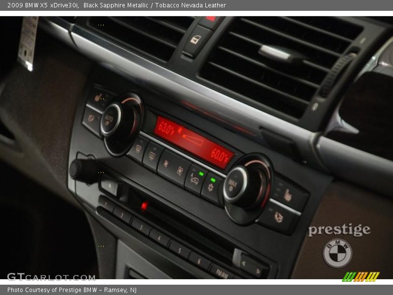 Black Sapphire Metallic / Tobacco Nevada Leather 2009 BMW X5 xDrive30i