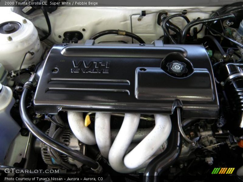 Super White / Pebble Beige 2000 Toyota Corolla CE