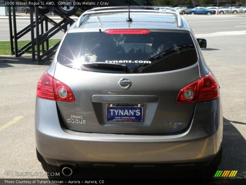 Gotham Gray Metallic / Gray 2008 Nissan Rogue SL AWD