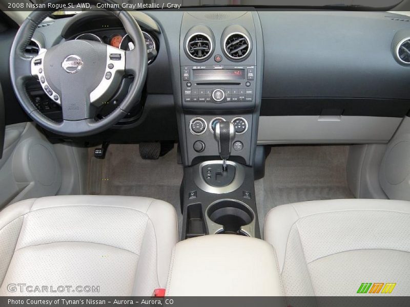 Gotham Gray Metallic / Gray 2008 Nissan Rogue SL AWD