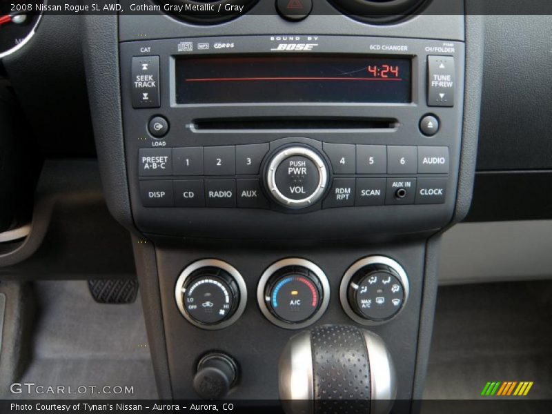 Gotham Gray Metallic / Gray 2008 Nissan Rogue SL AWD
