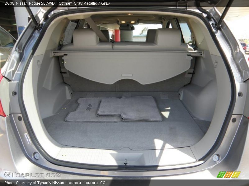 Gotham Gray Metallic / Gray 2008 Nissan Rogue SL AWD