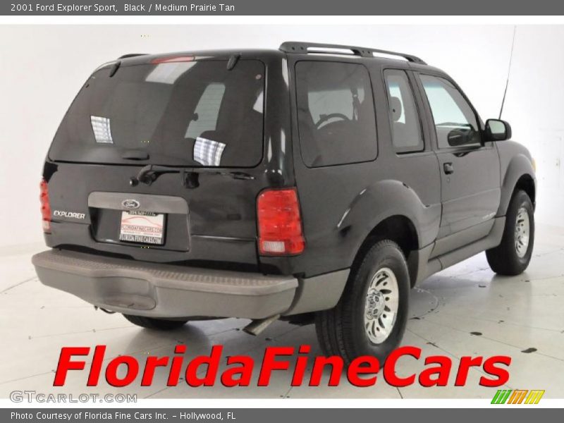 Black / Medium Prairie Tan 2001 Ford Explorer Sport
