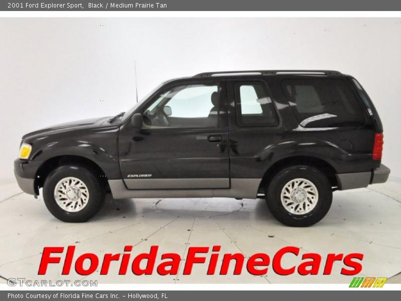 Black / Medium Prairie Tan 2001 Ford Explorer Sport