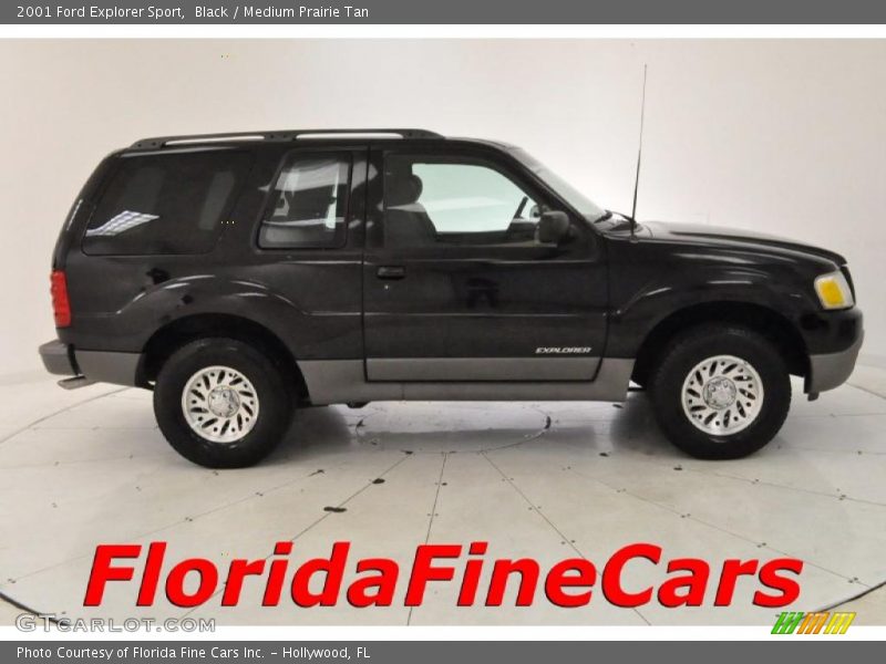 Black / Medium Prairie Tan 2001 Ford Explorer Sport