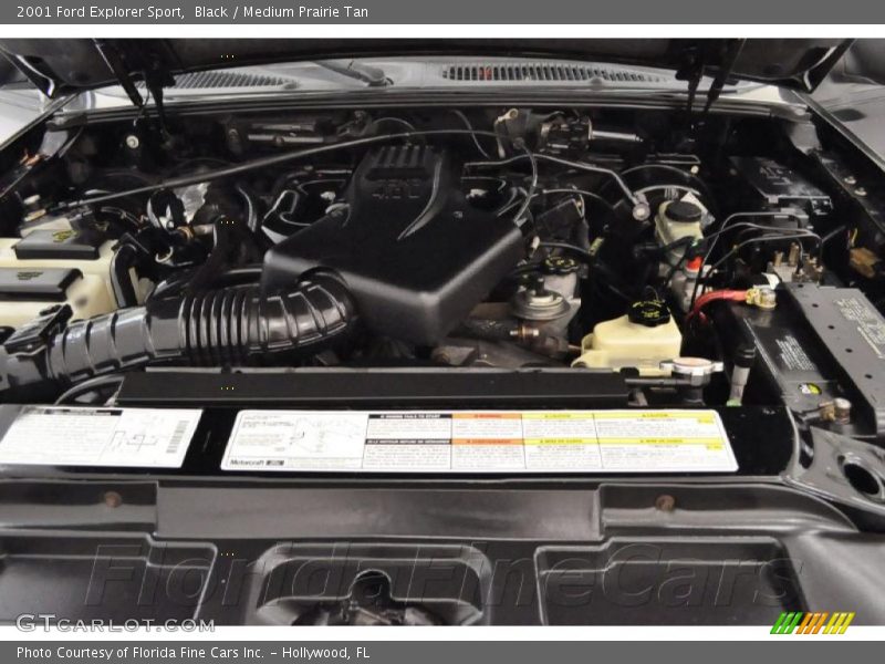 Black / Medium Prairie Tan 2001 Ford Explorer Sport