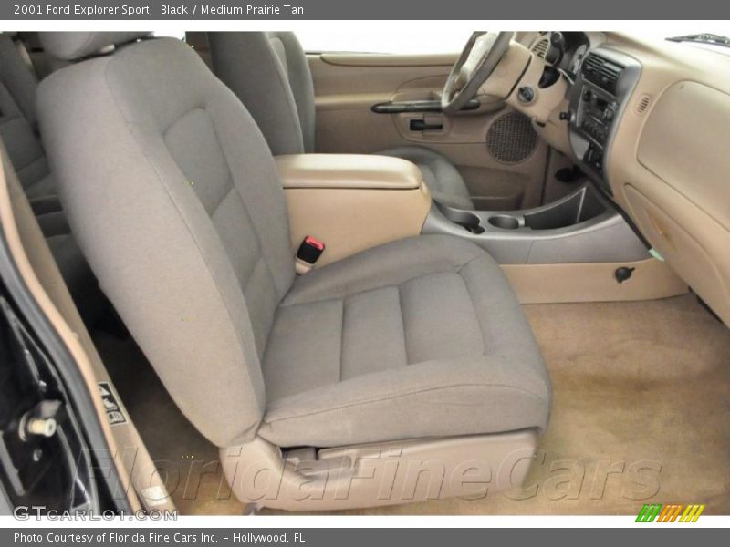 Black / Medium Prairie Tan 2001 Ford Explorer Sport