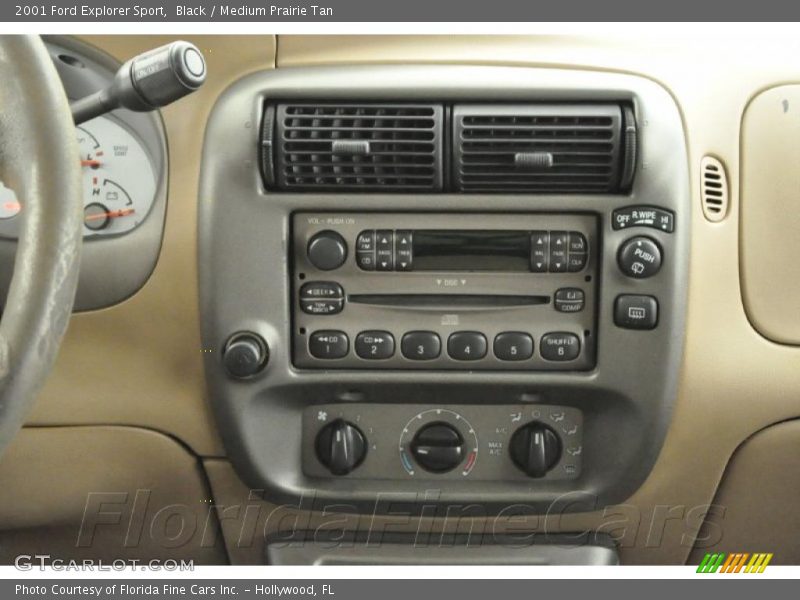 Black / Medium Prairie Tan 2001 Ford Explorer Sport
