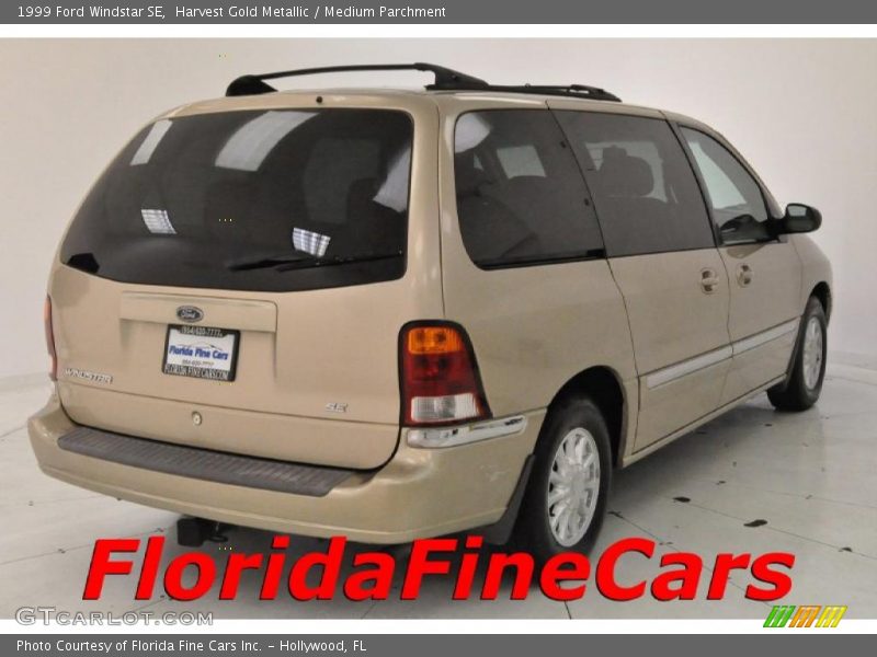 Harvest Gold Metallic / Medium Parchment 1999 Ford Windstar SE