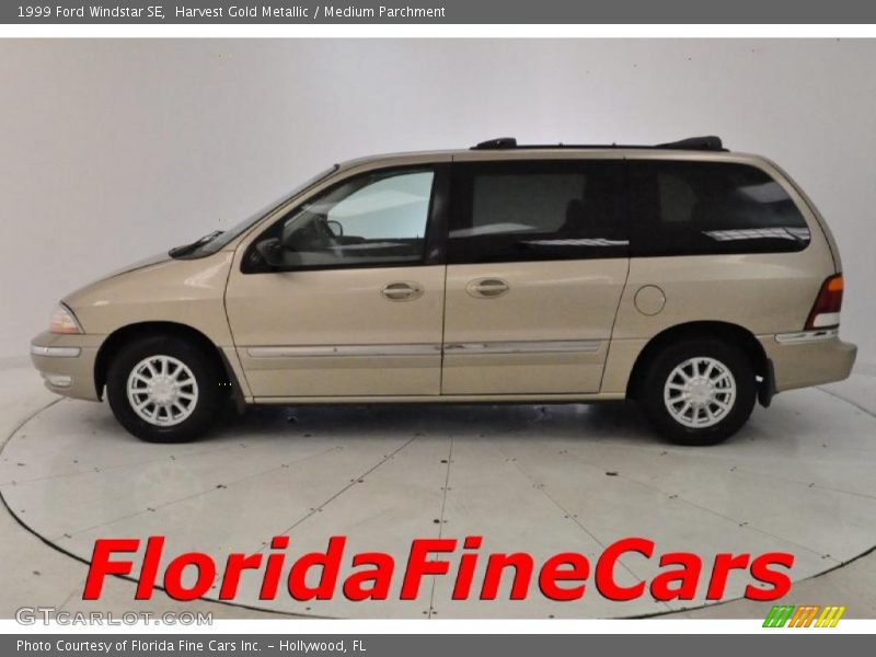 Harvest Gold Metallic / Medium Parchment 1999 Ford Windstar SE