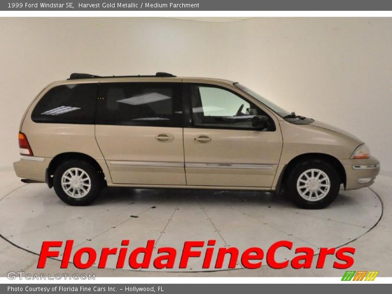 Harvest Gold Metallic / Medium Parchment 1999 Ford Windstar SE