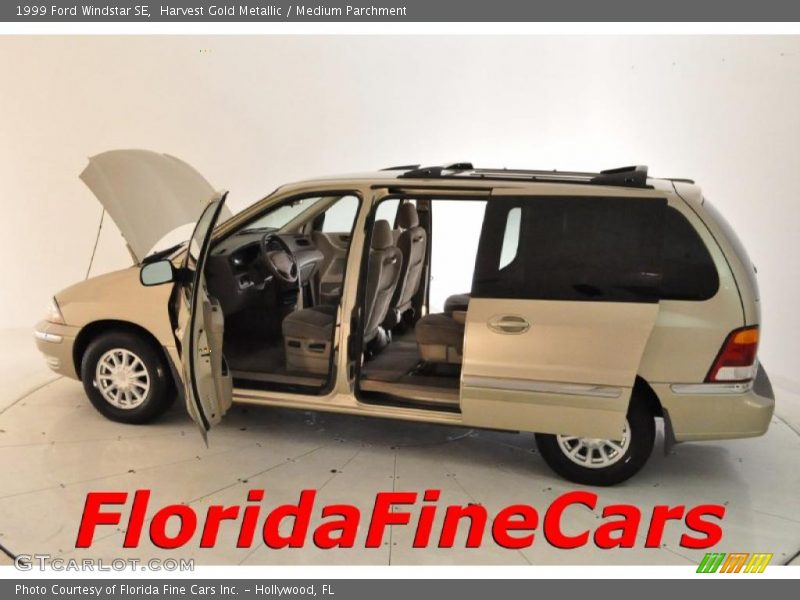 Harvest Gold Metallic / Medium Parchment 1999 Ford Windstar SE
