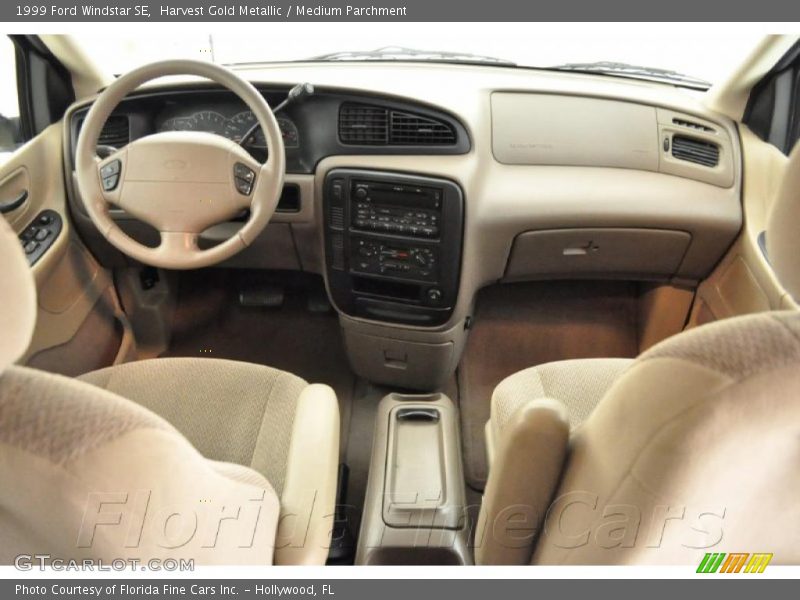 Harvest Gold Metallic / Medium Parchment 1999 Ford Windstar SE