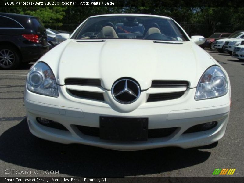 Arctic White / Beige 2008 Mercedes-Benz SLK 280 Roadster