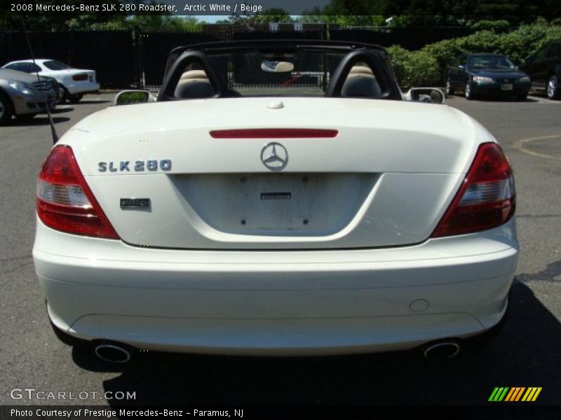 Arctic White / Beige 2008 Mercedes-Benz SLK 280 Roadster