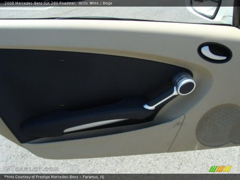 Arctic White / Beige 2008 Mercedes-Benz SLK 280 Roadster